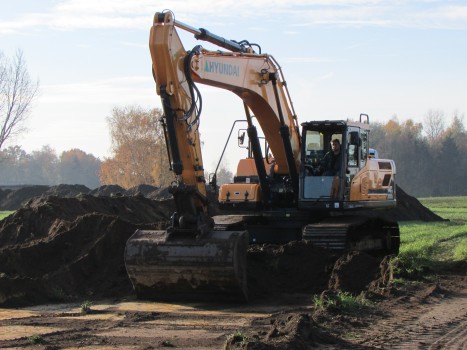 Uitbreiding van onze machines voor grondwerken